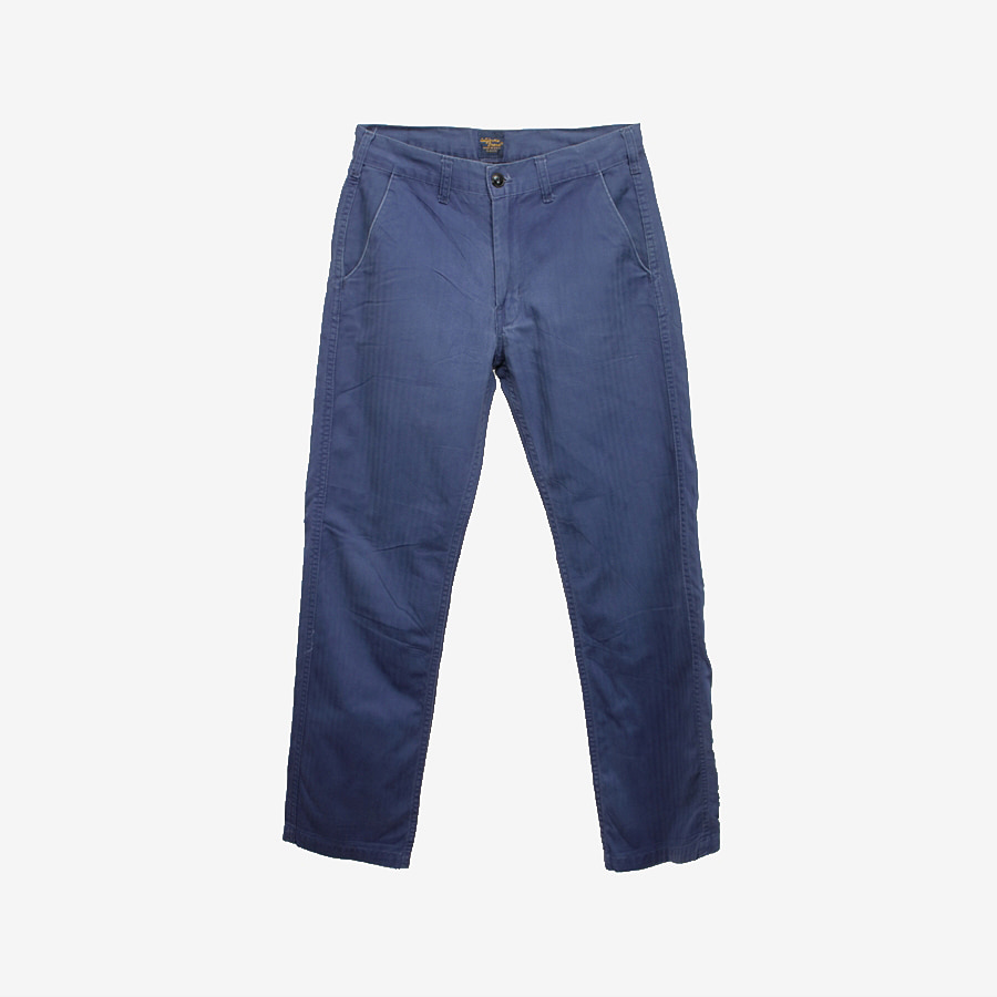 [COLIGAMIA BNAND]  코튼 워크 팬츠 Navy / size men 27inch / made in USA 빈티지 편집샵